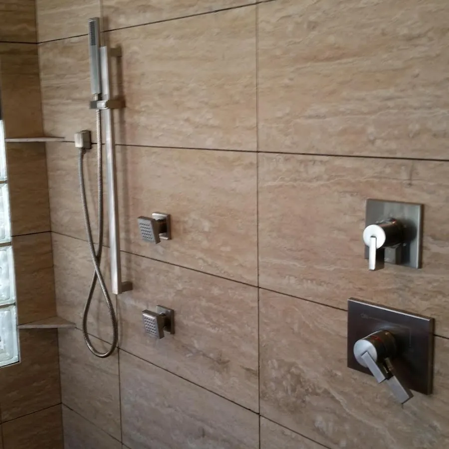 Shower fixture installation for Water Heater Replacement in Malverne